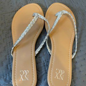 Silver Flip Flop Sandal NY&Co